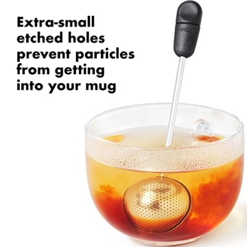 OXO BREW Twisting Tea Ball Infuser for Loose Leaf Tea