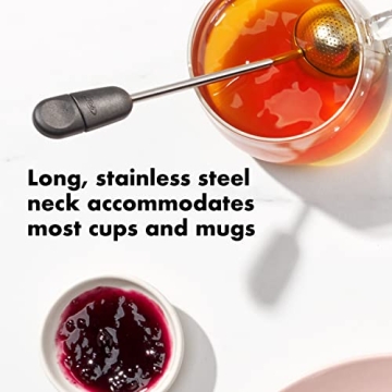 OXO BREW Twisting Tea Ball Infuser for Loose Leaf Tea