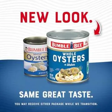 Bumble Bee Whole Canned Oysters - Easy & Delicious Protein Snack