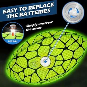 Fun Glow in The Dark Football for Kids and Adults