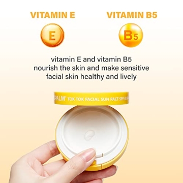 ATOPALM Tok Facial Sun Pact 15g SPF43 PA+++ Mineral Cream