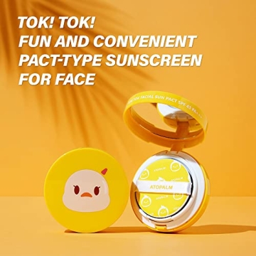 ATOPALM Tok Facial Sun Pact 15g SPF43 PA+++ Mineral Cream