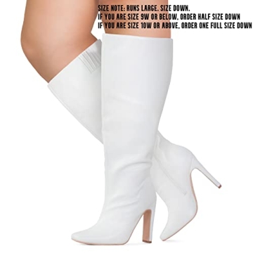 Stylish Plus Size Knee High Dress Boots for Women