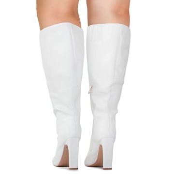 Stylish Plus Size Knee High Dress Boots for Women