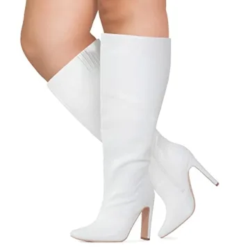 Stylish Plus Size Knee High Dress Boots for Women
