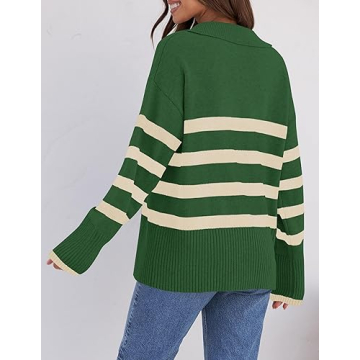 ZESICA Women's Stylish Chunky Knit Pullover Sweater