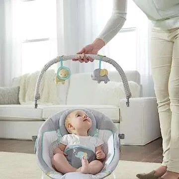Ingenuity Soothing Baby Bouncer with Vibrations & Toys