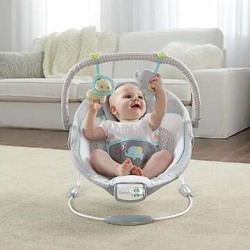 Ingenuity Soothing Baby Bouncer with Vibrations & Toys