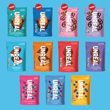 UNREAL Organic Dark Chocolate Coconut Bars With 3g Sugar