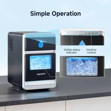 EUHOMY LunaArc™ Ice Maker - Fast, Efficient & Clean