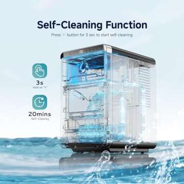 EUHOMY LunaArc™ Ice Maker - Fast, Efficient & Clean