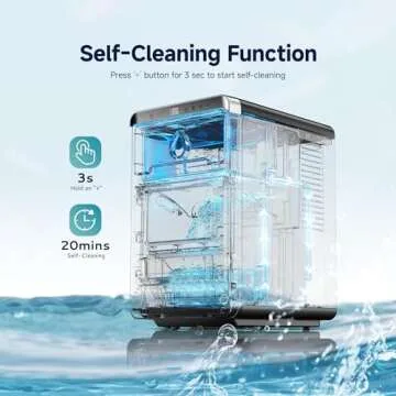 EUHOMY LunaArc™ Ice Maker - Fast, Efficient & Clean