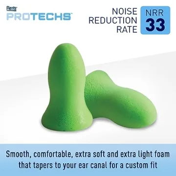 Flents Foam Ear Plugs for Sleeping and Noise Reduction
