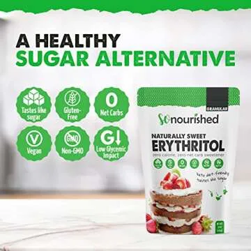 Erythritol Sweetener - Zero Calorie Keto Sugar Substitute