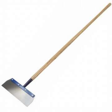 Heavy-Duty Floor Scraper with Extended Reach, 5 ft Long Handle and Stainless Steel Blade