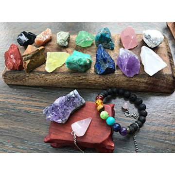 Chakra Therapy Starter Collection 17 pcs Crystals Kit