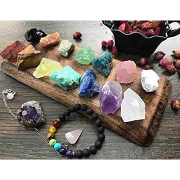 Chakra Therapy Starter Collection 17 pcs Crystals Kit