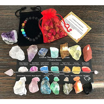 Chakra Therapy Starter Collection 17 pcs Crystals Kit