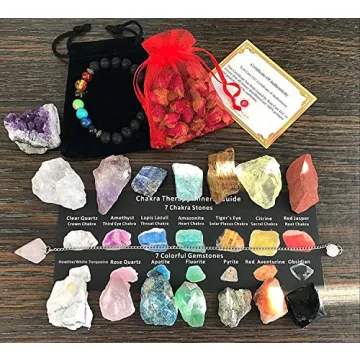 Chakra Therapy Starter Collection 17 pcs Crystals Kit