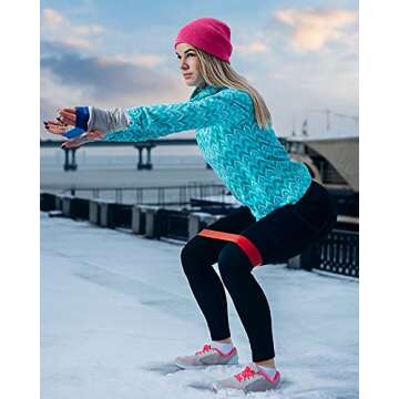 CHRLEISURE Fleece Lined Leggings Women with Pockets - Winter Warm Thermal Thick Tights High Waisted Yoga Pants(Black, M)