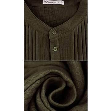 R.Vivimos Fall Cotton Button Down Tunic Dress