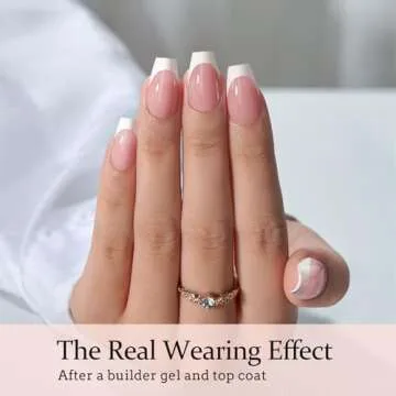 BTArtboxnails French Gel Nail Tips for Salon-Quality Manicure