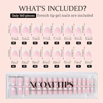 BTArtboxnails French Gel Nail Tips for Salon-Quality Manicure