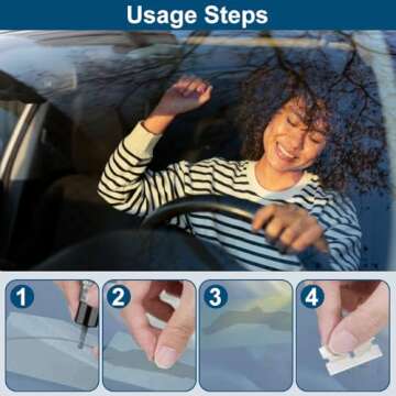 Windshield Crack Repair Kit for All Glass Surfaces