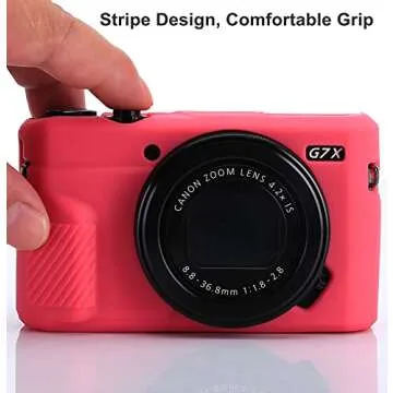 Yisau G7X Mark II , G7X Mark III , G7X Camera Silicone Case Ultra Thin Lightweight Rubber Soft Silic...