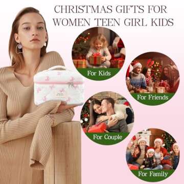 Stylish AMZMA Makeup Bag Set with 3 Sizes for Travel