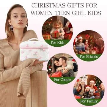 Stylish AMZMA Makeup Bag Set with 3 Sizes for Travel