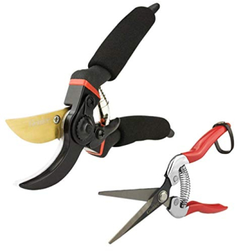 gonicc 8" Premium Titanium Bypass Pruning Shears and Snip for Garden Enthusiasts
