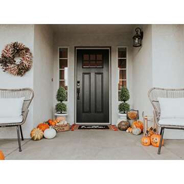 LEUNG GROUP 4ft Boxwood Ball Shape Artificial Topiary Tree Porch Decor, Outdoor Plants 2Pack