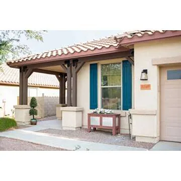 LEUNG GROUP 4ft Boxwood Ball Shape Artificial Topiary Tree Porch Decor, Outdoor Plants 2Pack