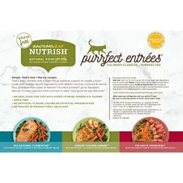 Rachael Ray Nutrish Purrfect Entrees Wet Cat Food, Variety Pack, 2 Ounce Cup (Pack of 24)