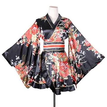 Stylish HongH Kimono Bathrobe Costume for Women