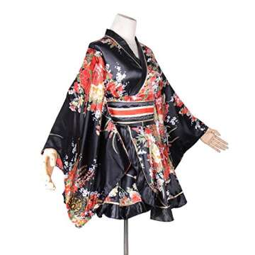 Stylish HongH Kimono Bathrobe Costume for Women