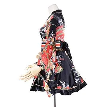 Stylish HongH Kimono Bathrobe Costume for Women