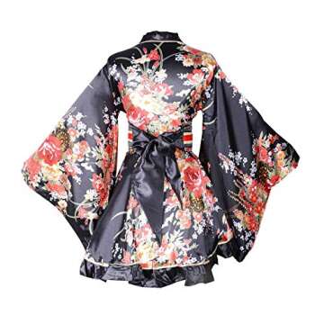 Stylish HongH Kimono Bathrobe Costume for Women