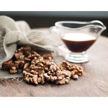 Food to Live - California Walnuts Halves & Pieces, 8 Ounces Raw, Unsalted, Shelled, Vegan, Kosher, Sirtfood, Bulk. Rich in Omega-3 Fatty Acids, Protein. Great for Baking, Snacking.