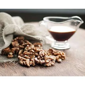 Food to Live - California Walnuts Halves & Pieces, 8 Ounces Raw, Unsalted, Shelled, Vegan, Kosher, Sirtfood, Bulk. Rich in Omega-3 Fatty Acids, Protein. Great for Baking, Snacking.