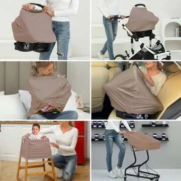Breathable Multi-Purpose Baby Car Seat Cover by Meetjoy