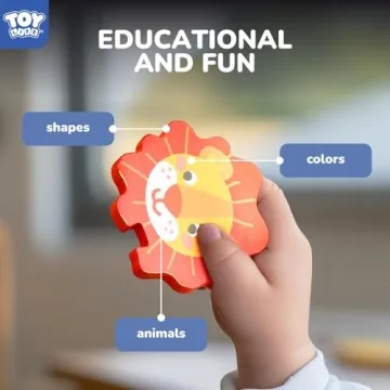 TOY Life Wooden Animal Puzzles for Toddlers 1-3