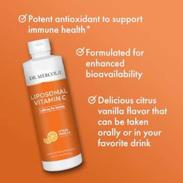 Dr. Mercola Superior Liquid Liposomal Vitamin C Supplement