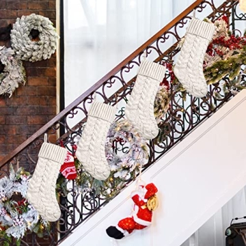 Stylish 18 Inch Knit Christmas Stockings for Your Home