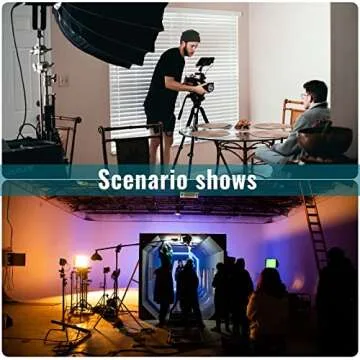 C Stand with Boom Arm-Photography Light Stand - Max Height 10.5ft/320cm, with 4.2ft/128cm Holding Arm , Stainless Steel Heavy Duty Stand Silver (CXJH01)