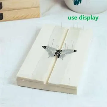 Adjustable Labs Insect Pinning Spreading Board with Wings Pressing Paper, 11.8' * 6.7' * 1.3’ EVA Foam, Bug Boards Butterfly Mounting Specimen Spreading Wings Board for Science Education