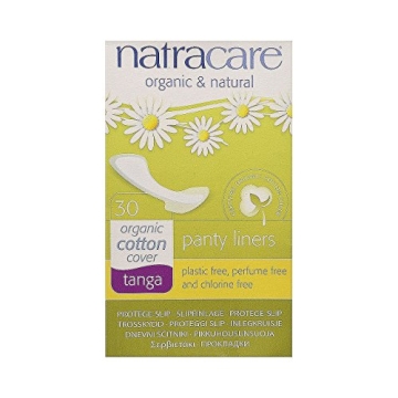 Natracare Natural Organic Thong Style Panty Liners - 30 Certified Liners for Eco-Conscious Comfort