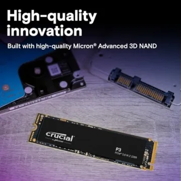 Crucial P3 4TB Gen 3 SSD with up to 3500MB/s Speed