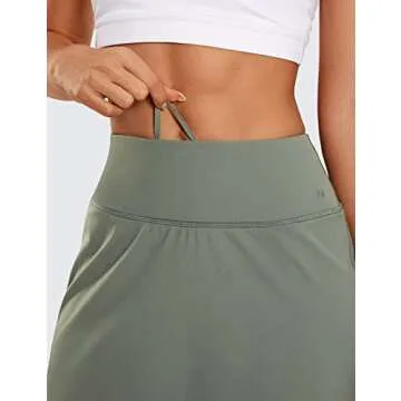 CRZ YOGA Women's Stretch Golf Tennis Skirt Casual Athletic